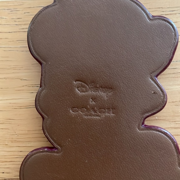 Disney x Coach Mickey Mouse Keychain & Luggage Tag-GUC - Picture 7 of 17